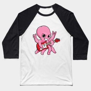 Octopus as rock star with a guitar Baseball T-Shirt